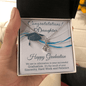 Gold Necklace, Happy Graduation Daughter, With Love - Kubby&Co Worldwide