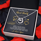 Gold Necklace, Valentine's Day Message Card, My Best Half - Kubby&Co Worldwide