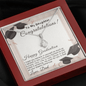 Gold Necklace, Happy Graduation Daughter, From Dad - Kubby&Co Worldwide