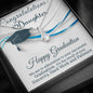 Gold Necklace, Happy Graduation Daughter, With Love - Kubby&Co Worldwide