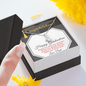 Happy Graduation Daughter, Alluring Beauty Necklace Gift - Kubby&Co Worldwide