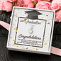 Happy Graduation Daughter, Alluring Beauty Necklace Gift - Kubby&Co Worldwide