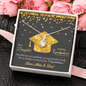 Happy Graduation Daughter, Alluring Beauty Necklace Gift - Kubby&Co Worldwide
