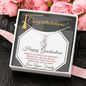 Happy Graduation Daughter, Alluring Beauty Necklace Gift - Kubby&Co Worldwide