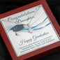 Gold Necklace, Happy Graduation Daughter, With Love - Kubby&Co Worldwide