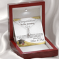Gold Necklace, Graduation Daughter, Love Mom & Dad - Kubby&Co Worldwide
