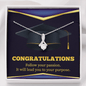 Gold Necklace, Happy Graduation, Follow Your Passion - Kubby&Co Worldwide