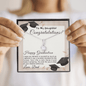 Gold Necklace, Happy Graduation Daughter, From Dad - Kubby&Co Worldwide