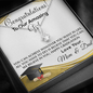 Gold Necklace, Graduation Daughter, Love Mom & Dad - Kubby&Co Worldwide