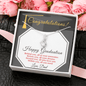 Happy Graduation Daughter, Alluring Beauty Necklace Gift - Kubby&Co Worldwide