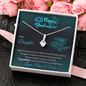 Gold Necklace, Happy Graduation Daughter, Love Mom & Dad - Kubby&Co Worldwide