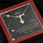Gold Necklace, Happy Graduation Daughter, Love Mom - Kubby&Co Worldwide