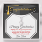 Happy Graduation Daughter, Alluring Beauty Necklace Gift - Kubby&Co Worldwide