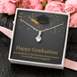 Gold Necklace, Happy Graduation, Follow Your Dreams - Kubby&Co Worldwide