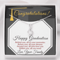 Happy Graduation Daughter, Alluring Beauty Necklace Gift - Kubby&Co Worldwide