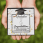 Happy Graduation Daughter, Alluring Beauty Necklace Gift - Kubby&Co Worldwide