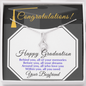 Happy Graduation Girlfriend, Alluring Beauty Necklace Gift - Kubby&Co Worldwide