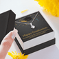 Gold Necklace, Happy Graduation, Follow Your Dreams - Kubby&Co Worldwide