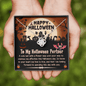 Gold Necklace, Happy Halloween, To My Partner - Kubby&Co Worldwide