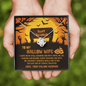 Gold Necklace, Happy Halloween, Love Knot Necklace, My Hallow Wife - Kubby&Co Worldwide