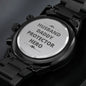 Best Gift For Dads, Chronograph Quartz Movement Watch, My Hero - Kubby&Co Worldwide