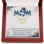 Gold Necklace, 18 Single Diamonds, Happy Mother's Day, Carefree - Kubby&Co Worldwide