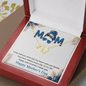 Gold Necklace, 18 Single Diamonds, Happy Mother's Day, Carefree - Kubby&Co Worldwide