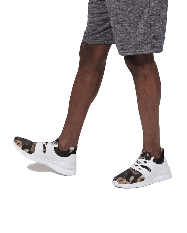Men's Two-Tone Sneaker, Custom Design - Earth Tones - Kubby&Co Worldwide
