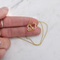 Gold Necklace, 18 Diamonds, Mother's Day, I Love You - Kubby&Co Worldwide
