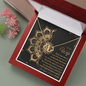 Gold Necklace, 18 Single Diamonds, My Beautiful Wife - Kubby&Co Worldwide