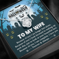 Gold Necklace, Happy Halloween Forever Wife - Kubby&Co Worldwide