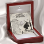 Gold Necklace, Happy Halloween Daughter, Love Mom - Kubby&Co Worldwide