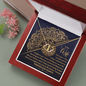 Gold Necklace, 18 Diamonds, Wife Happy Anniversary, My Partner - Kubby&Co Worldwide