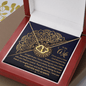 Gold Necklace, 18 Diamonds, Wife Happy Anniversary, My Partner - Kubby&Co Worldwide