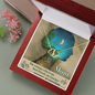 Gold Necklace, 18 Single Cut Diamonds, Mom My Best Friend - Kubby&Co Worldwide
