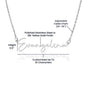 Mom With Love, Signature Style Necklace, Family Backbone - Kubby&Co Worldwide
