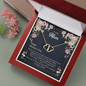 Gold Necklace, 18 Diamonds, Happy Mother's Day, Forever Grateful - Kubby&Co Worldwide