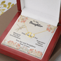 Gold Necklace, 18 Single Diamonds, Daughter Mother's Day, Your Crown - Kubby&Co Worldwide