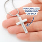 Mother's Day Gift - Best On Earth - Engraved Cross Necklace - Kubby&Co Worldwide