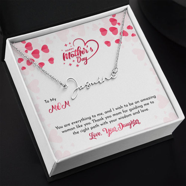 Mother's Day With Love, Signature Style Necklace, Amazing Woman - Kubby&Co Worldwide