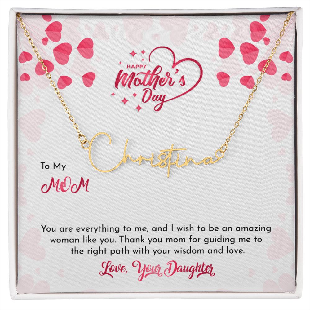 Mother's Day With Love, Signature Style Necklace, Amazing Woman - Kubby&Co Worldwide