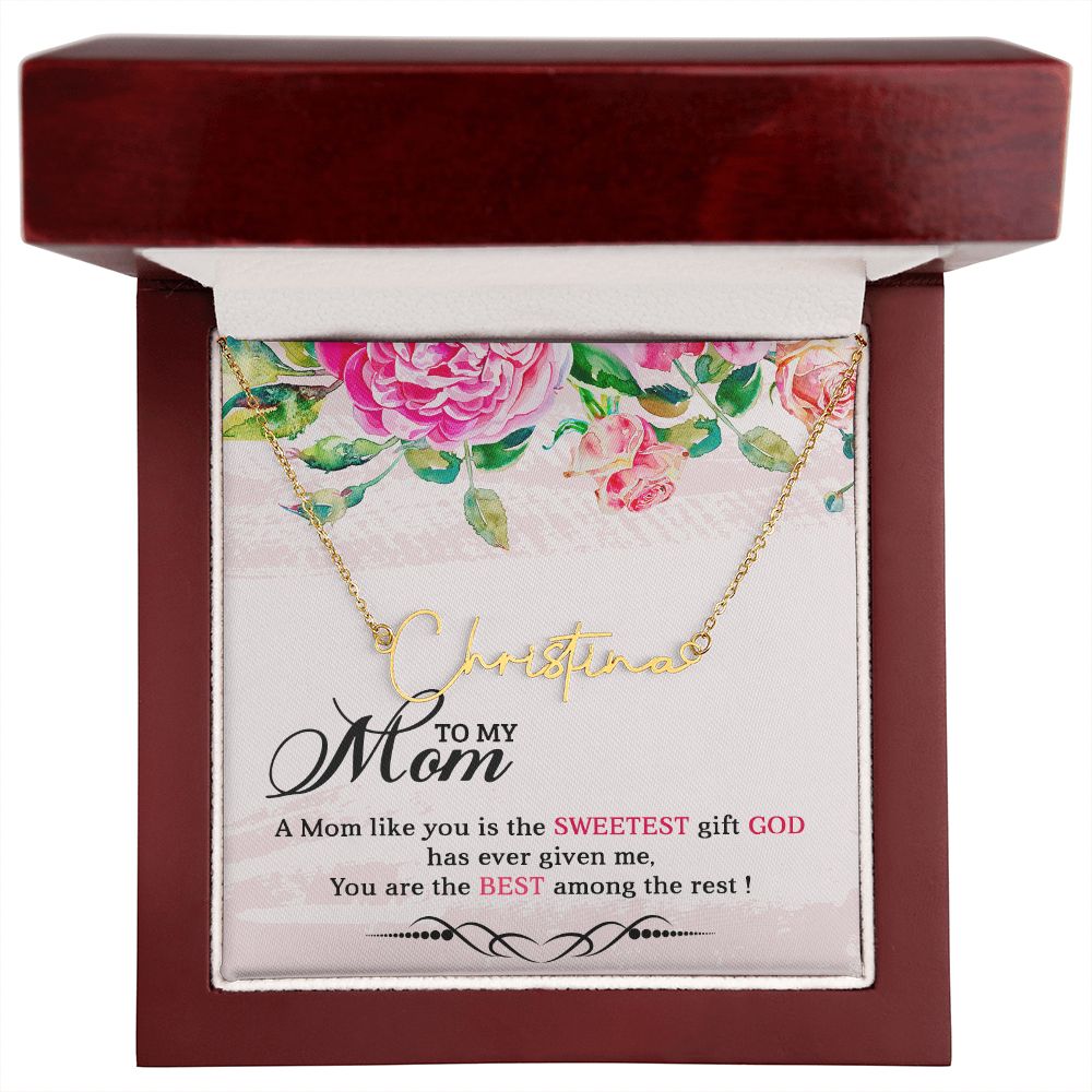 Mother's Day With Love, Signature Style Necklace, Sweetest Gift - Kubby&Co Worldwide