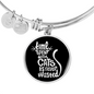 Engraved Gold Custom Bangle Bracelet, Cat Lovers, Time Spent - Kubby&Co Worldwide