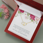 Gold Necklace, 18 Single Diamonds, My Dear Sister My Angel - Kubby&Co Worldwide