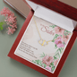 Gold Necklace, 18 Single Cut Diamonds, My Sister I Trust - Kubby&Co Worldwide
