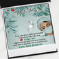 To My Doctor Wife Beautiful Necklace & Heart, Fighting The Battle - Kubby&Co Worldwide