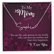 Mom With Love, Signature Style Necklace, Making Happiness - Kubby&Co Worldwide