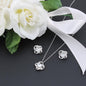 Gold Necklace & Earrings, Our Bond Knot, Mom Grateful - Kubby&Co Worldwide