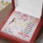 Gold Necklace, 18 Single Diamonds, My Beautiful Special Wife - Kubby&Co Worldwide