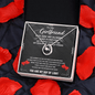 Gold Necklace, Personalized Message Card, To My Girlfriend - Kubby&Co Worldwide